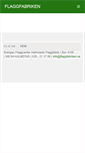 Mobile Screenshot of flaggfabriken.se